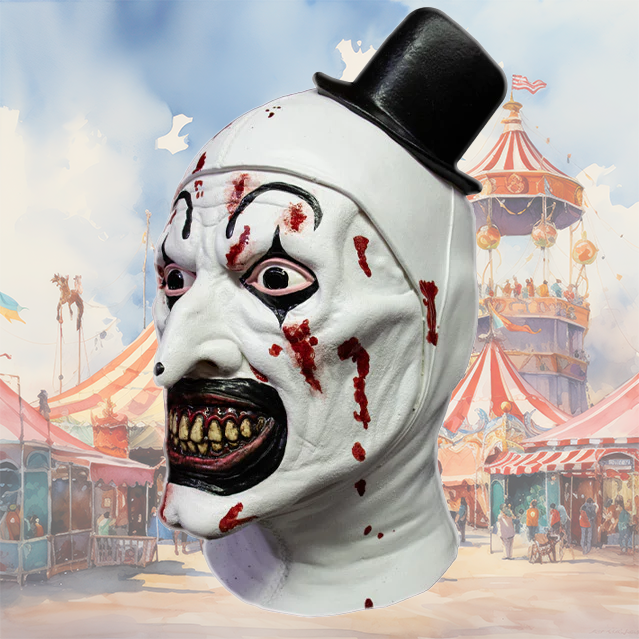 This Will Scare Them! Terrifier Killer Art The Clown Mask