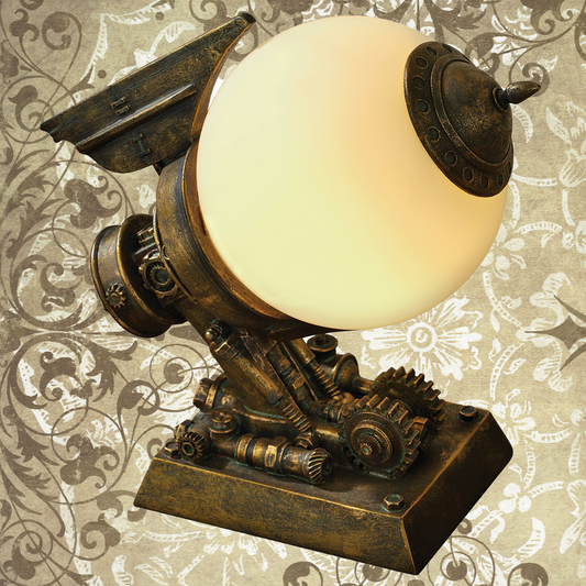 Steampunk Fans Will Love This Cute Lamp For a Desk Or Side Table