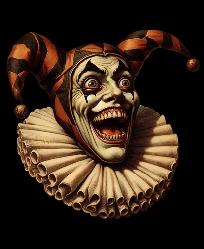 Terror Circus Harlequin Vintage Clown 13" x 19" Fine Art Poster Exclusive