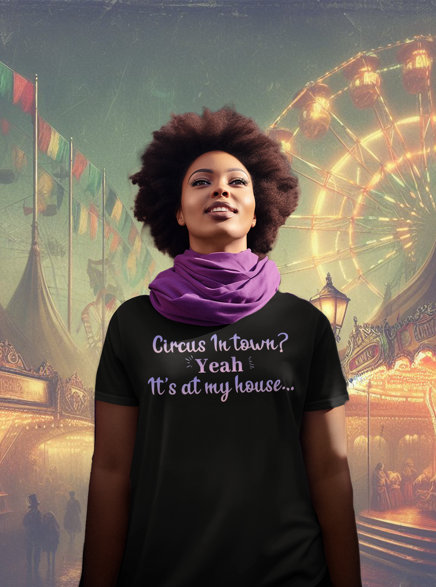 Make Them Laugh With This Terror Circus Exclusive Circus In Town Women's Relaxed T-Shirt
