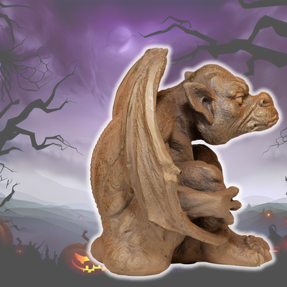 Horrifying Gargoyle Statue Will Make Your Gothic Design Complete for Halloween or Anytime
