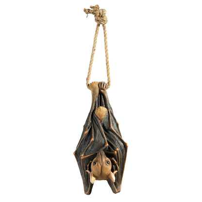 Adorable Hanging Bat Sculpture For Your Garden