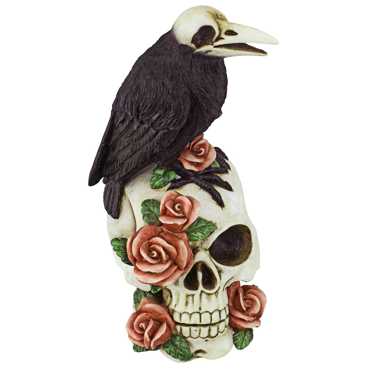 Dia de los muertos (Day of the Dead) Raven And Skull Statue
