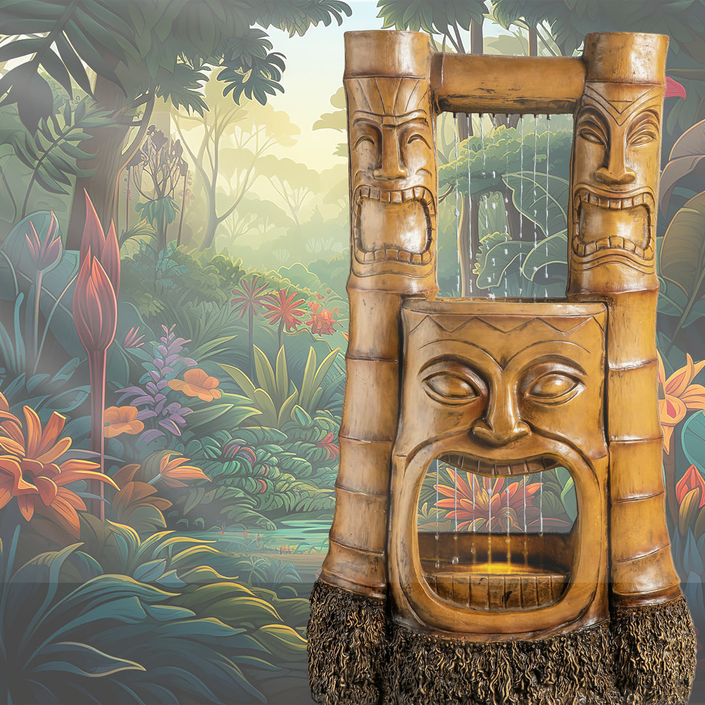 Throw Your Best Party With A Tiki Fountain As Decor