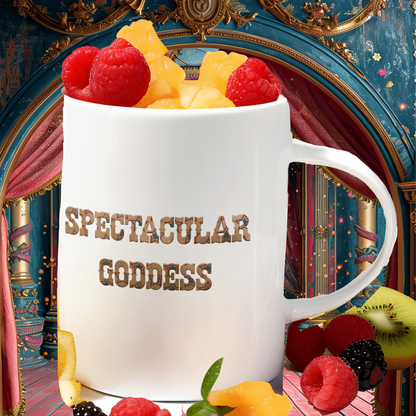 Terror Circus Exclusive "Spectcular Goddess" White glossy mug