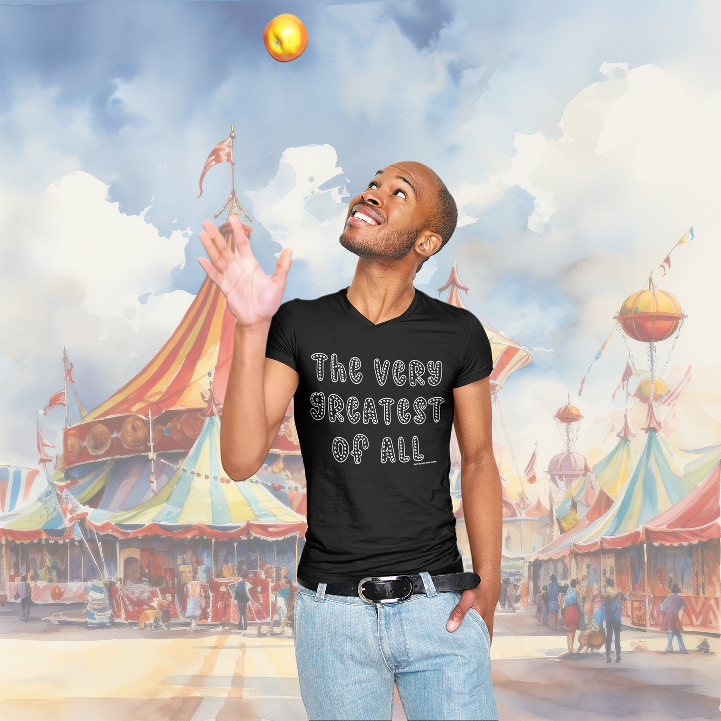 Terror Circus Exclusive "The Very Greatest Of All" Funny Saying Men's classic tee