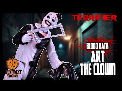 Get Terrified Over And Over With This Terrifier Art The Clown Bloodbath 5" Collectible