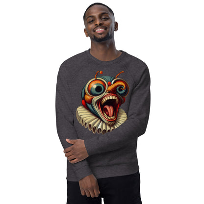 Bugman Unisex organic raglan sweatshirt